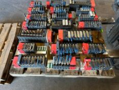 (F) Pallet of Mitsubishi Racks