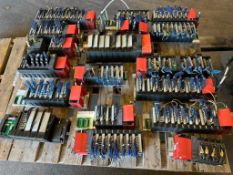 (F) Pallet of Mitsubishi Racks