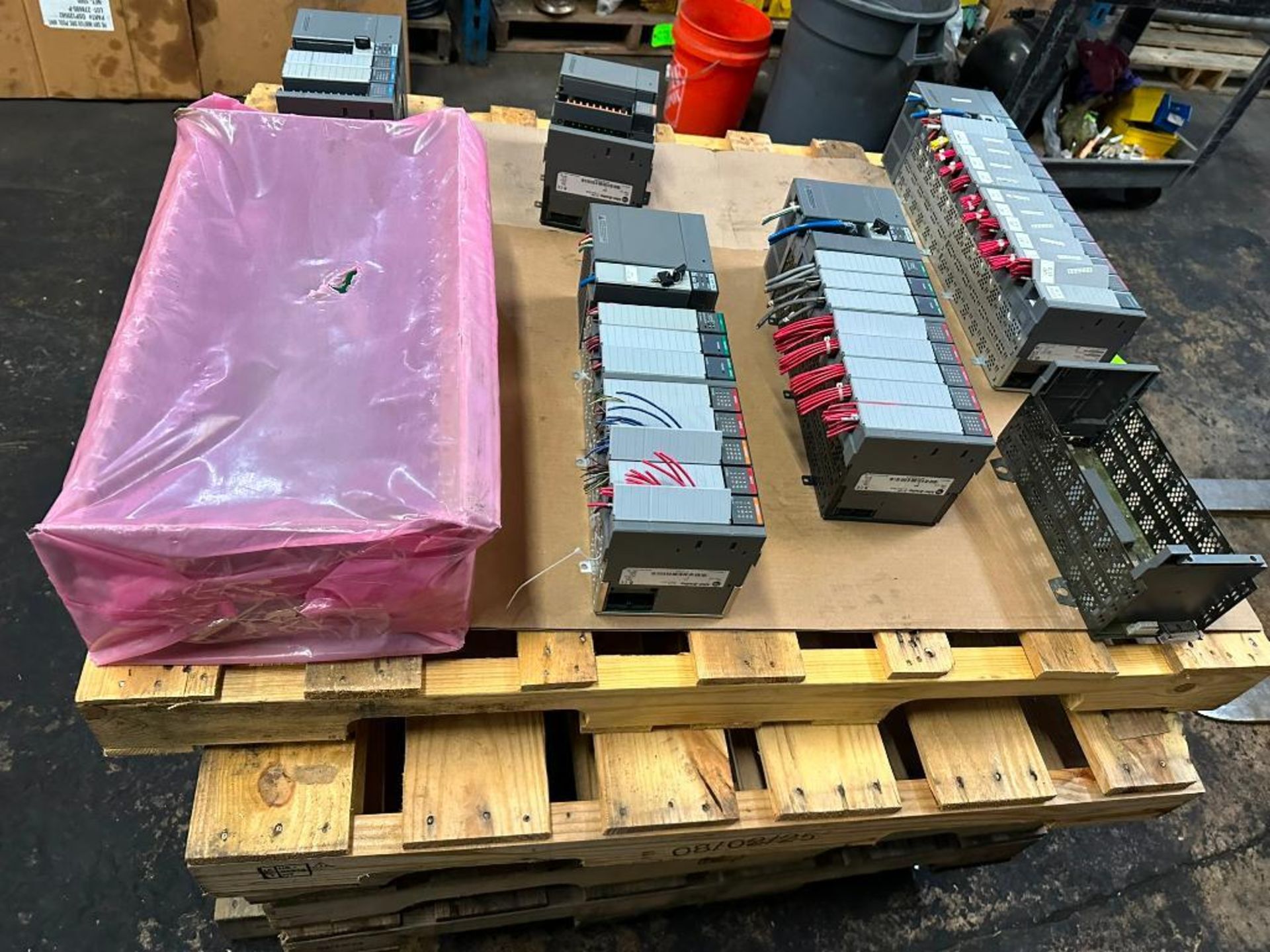 (F) Pallet of Allen-Bradley Racks & Modules, (4) SLC 5/04 CPU Processor ...