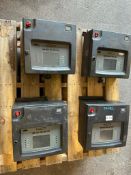 (FJ) Pallet of (4) Atlas Copco Tensor S4/S7 Controllers, PF3007, PF3107
