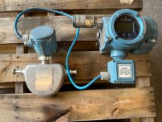 (JPS) Micro Motion CMFS010 Mass Flow Sensor, w/ Transmitter 5700R