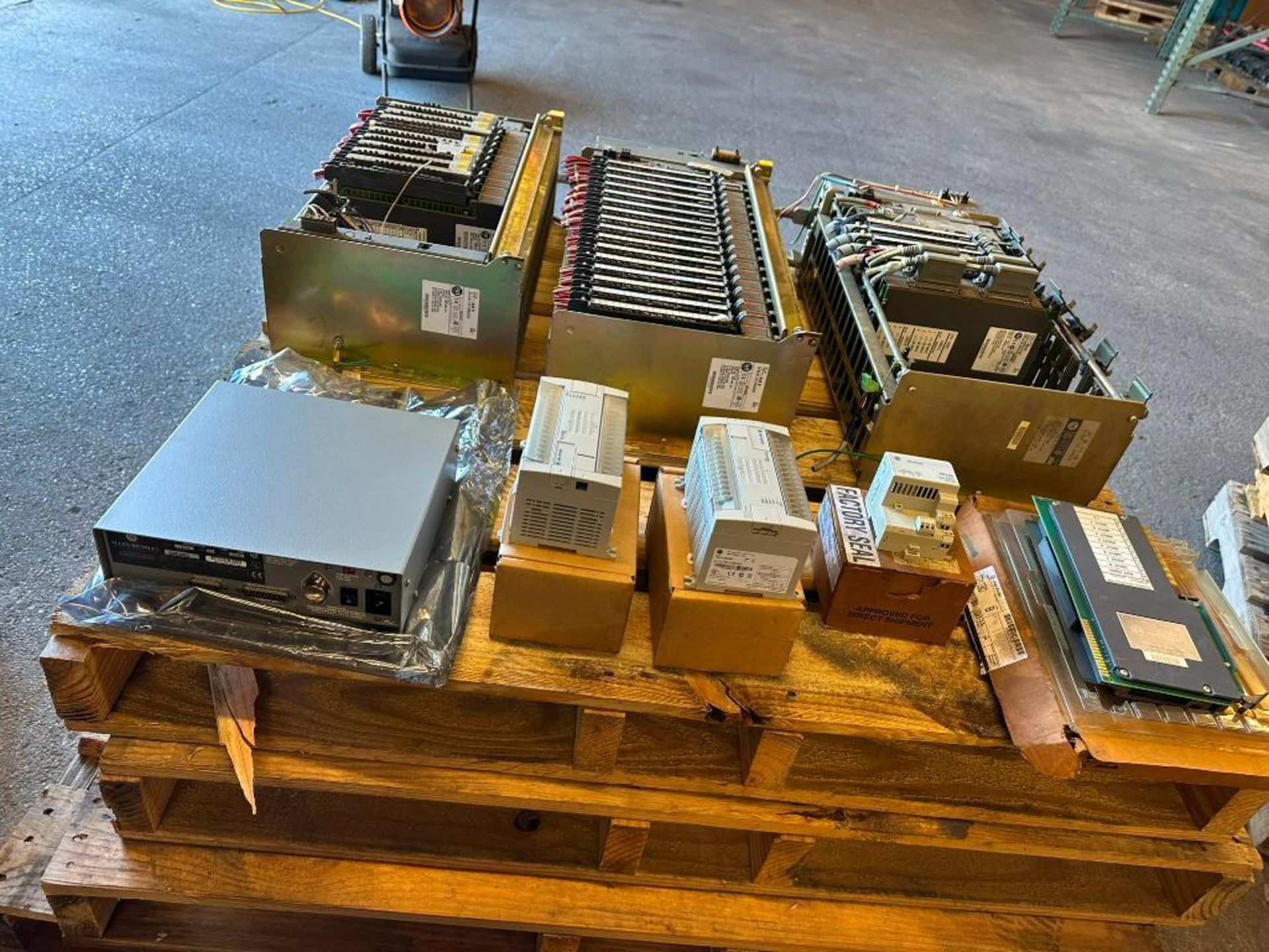 (FJ) Pallet of Allen-Bradley 1771 Slot Racks, Data Highway Interface ...