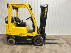 2014 Hyster 5,000-LB. Capacity Forklift, Model S50FT, S/N F187V25385M, LPG Fuel, Cushion Tires, 3-St