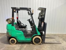 Mitsubishi 5,000-LB. Capacity Forklift, Model FGC25N, S/N AF82F46530, LPG Fuel, Non Marking Cushion