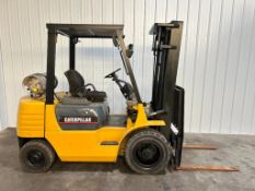 Caterpillar 5,000-LB. Capacity Forklift, Model GP25, S/N 5AM06656, Solid Pneumatic Tires, 2-Stage Ma