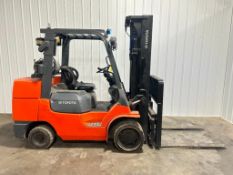 Toyota 10,000-LB. Capacity Forklift, Model 7FGCU45, S/N 64860, LPG Fuel, Treaded Cushion Tires, 3-St