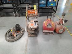 Lot of 5 pieces, containing: 2 TRUPER submersible pumps, 1 STIHL pressure washer, 1 SANITAIRE porta