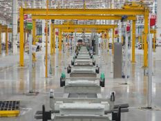 Assembly line for production with AMC automatic conveyor; with electrical panel with VIEW PLUS ALLE