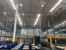 Hybrid Paint Line, Liquid Dip Coating Year 2022, Nordson powder paint applicator, model XL3003,