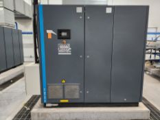 Atlas Copco compressor model GA200VSDA3, working pressure 8.9 / 129 bar / psi; manufactured in 2
