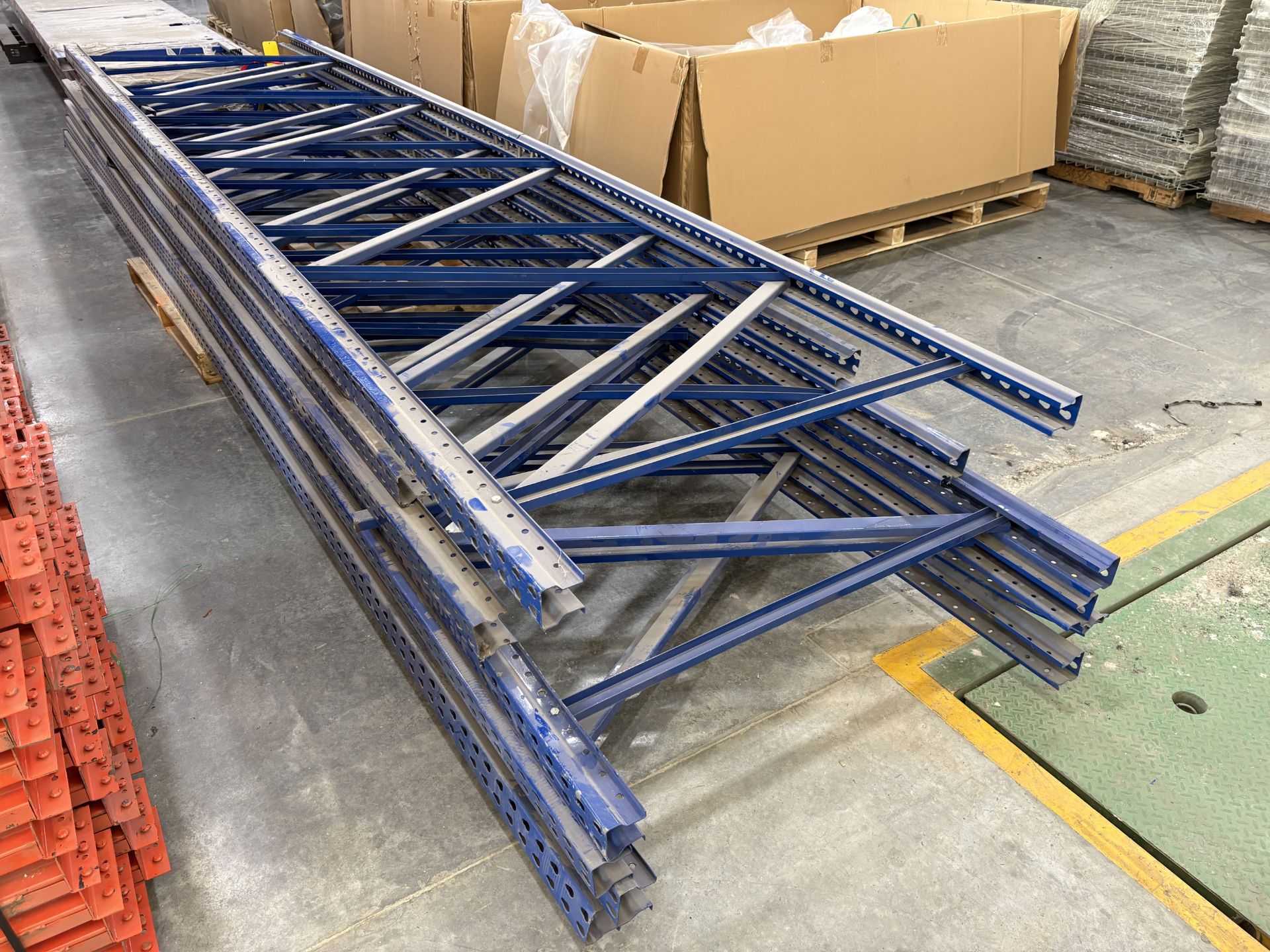 Lot of Vertical Rack Posts, Contains: 3 vertical rack posts measuring ...