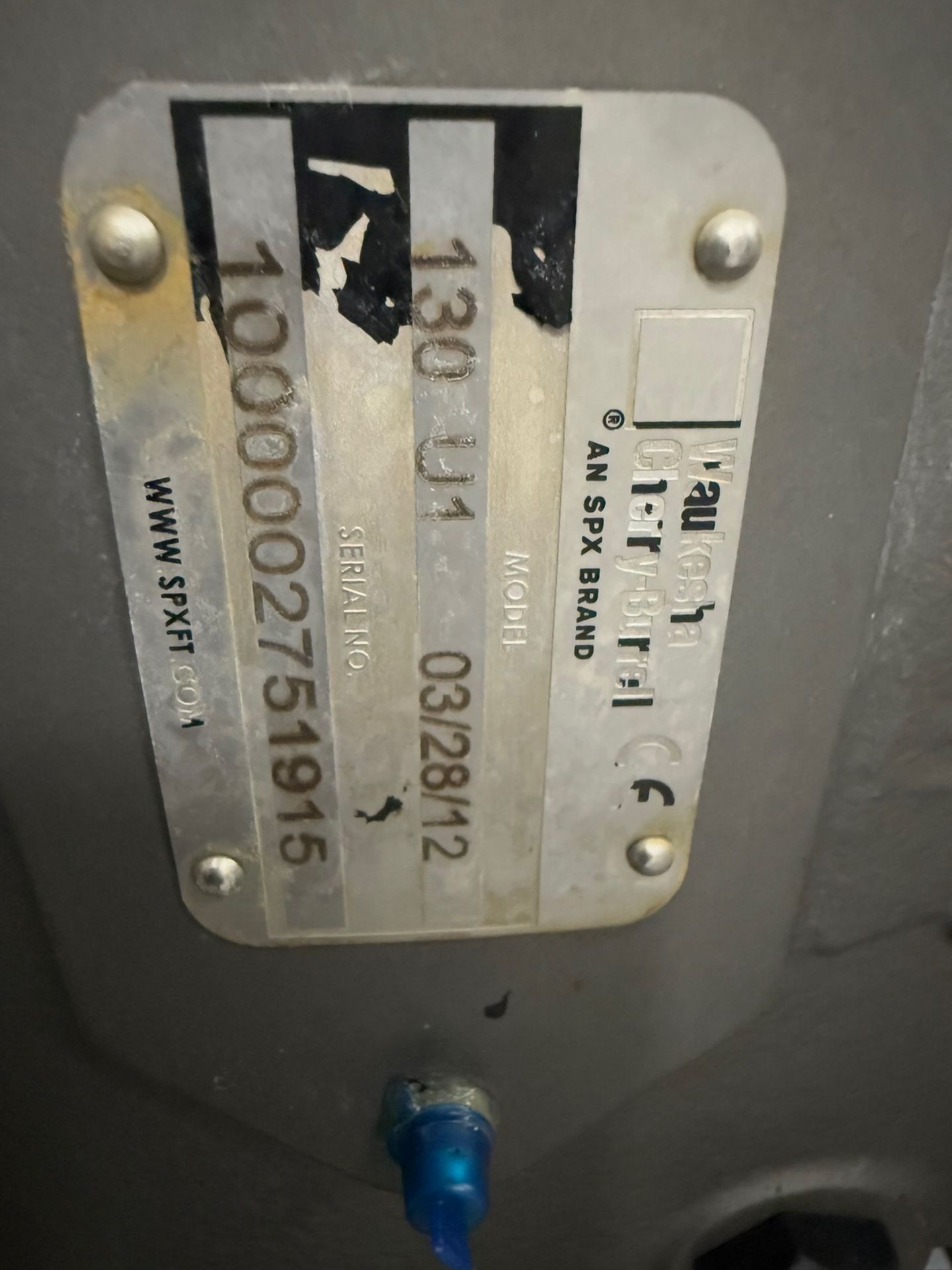 SPX/Waukesha Model 130 U1 Positive Displacement Pump, 20 HP, 1765 RPM ...