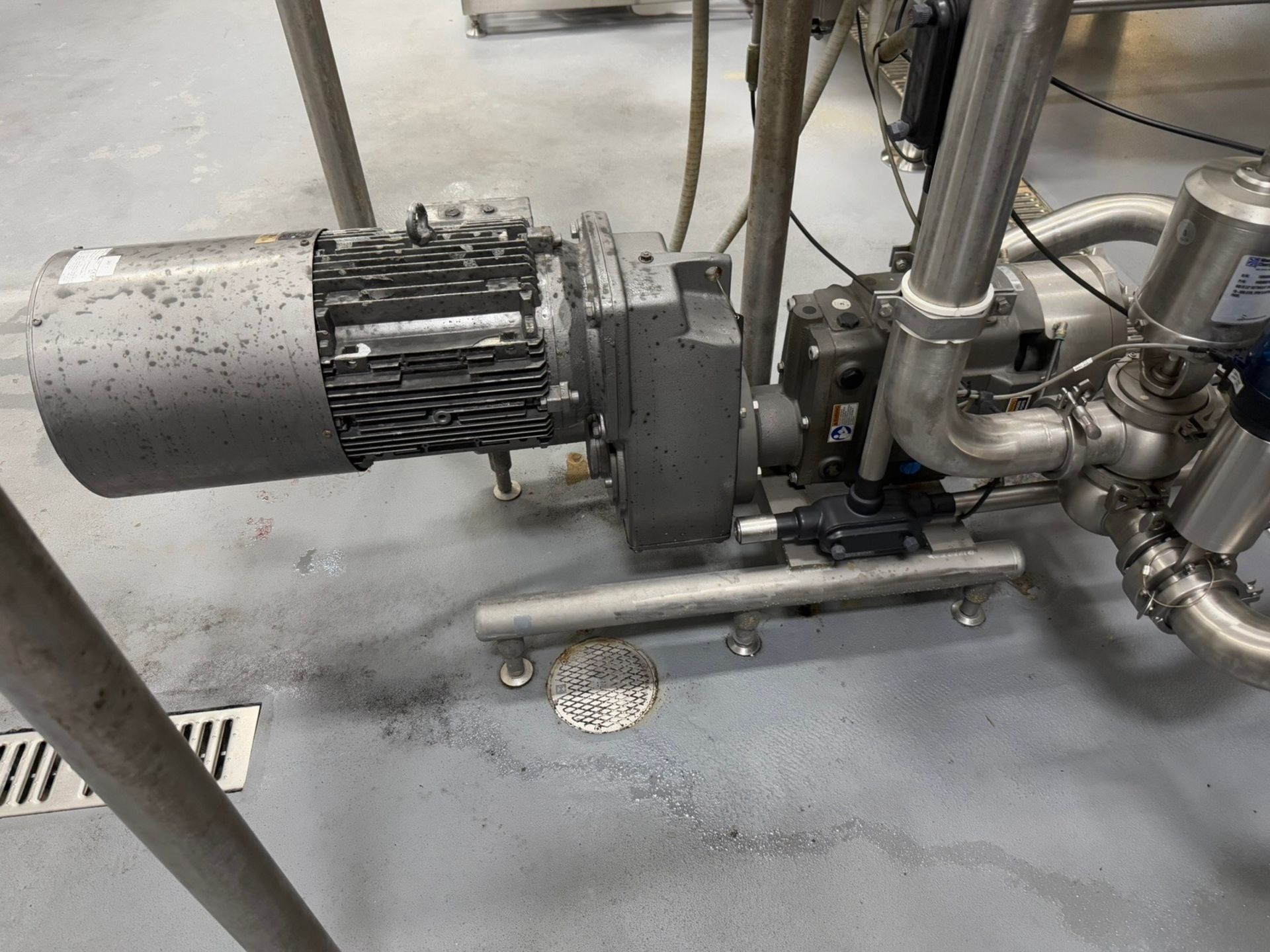 SPX/Waukesha Model 130 U1 Positive Displacement Pump, 20 HP, 1765 RPM ...