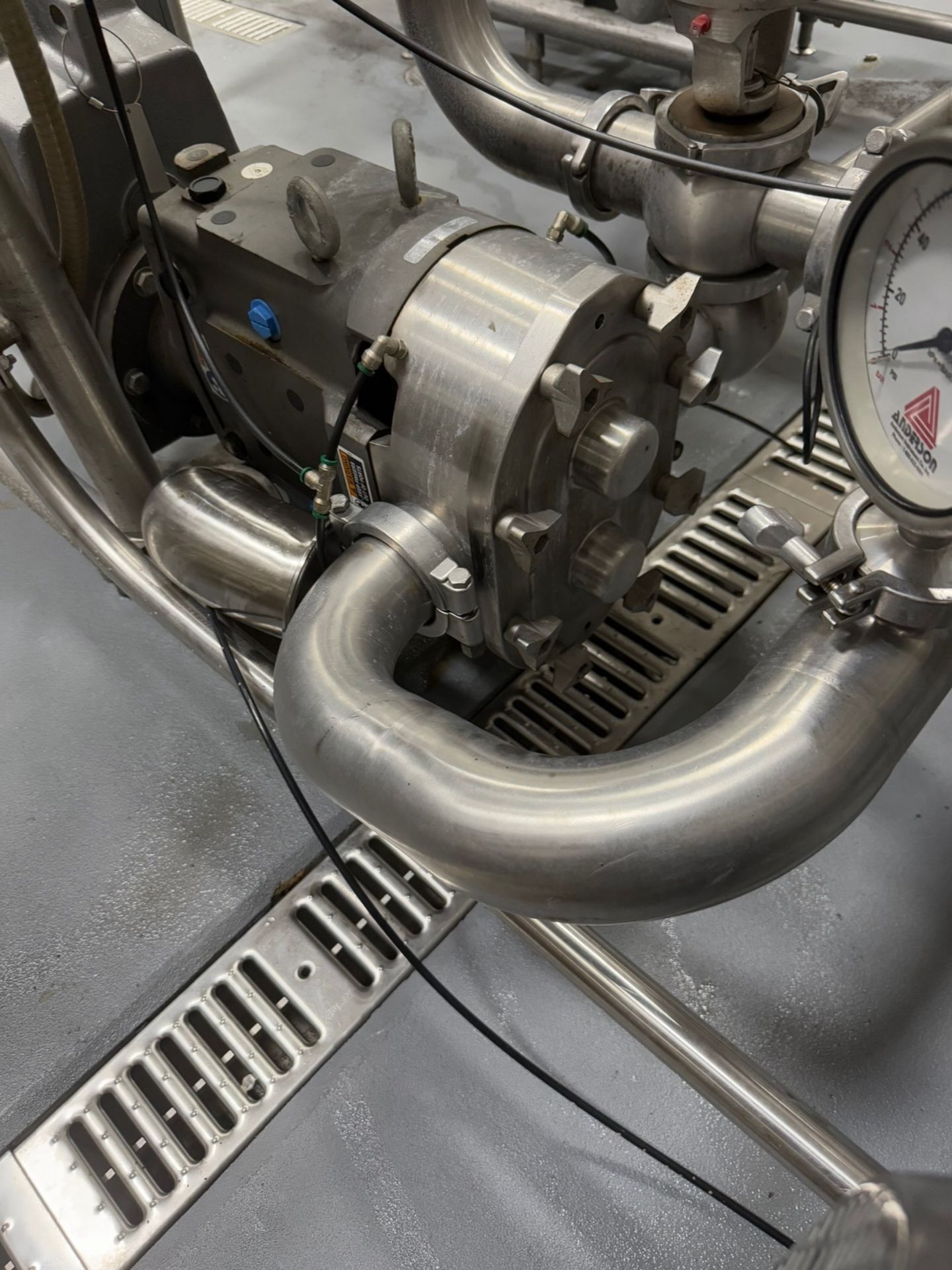 SPX/Waukesha Model 130 U1 Positive Displacement Pump, 20 HP, 1765 RPM ...