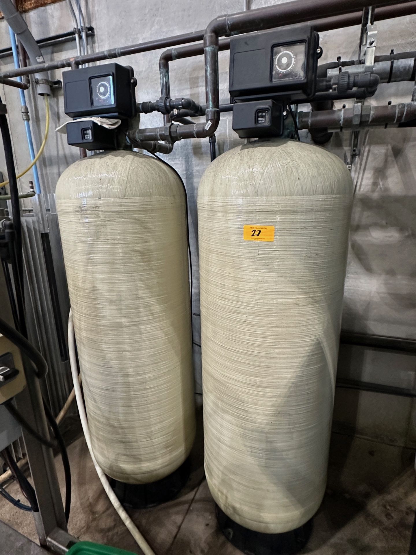 Clack Twin Tank Water Softener System - 24 x 72 | Required Rigging and ...