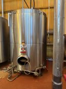 Silver State Stainless 60 BBL Stainless Steel Cold Liquor Tank- Glycol Cooled, 4 St | Rig Fee $2150