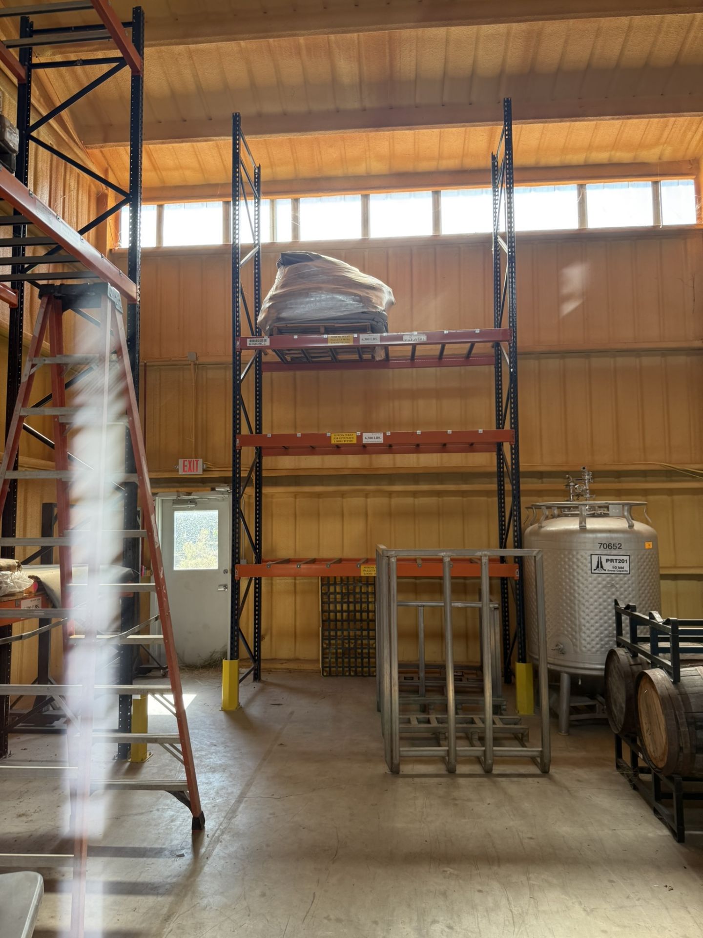 Pallet Racking- 3 Sections- Each Section approx 116" L X 42" W X 19'6 ...