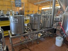 SABCO Model Brew Magic XL System 1.5 BBL 3 Vessel Pilot Brewhouse- Stainless Steel | Rig Fee $225
