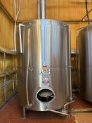 Silver State Stainless 60 BBL Stainless Steel Hot Liquor Tank- Steam Jacketed, Flat | Rig Fee $2150