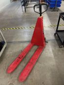 Uline Heavy Duty Scissor Lift Truck with 21" Wide Forks and 3000 LB Capacity | Rig Fee $30