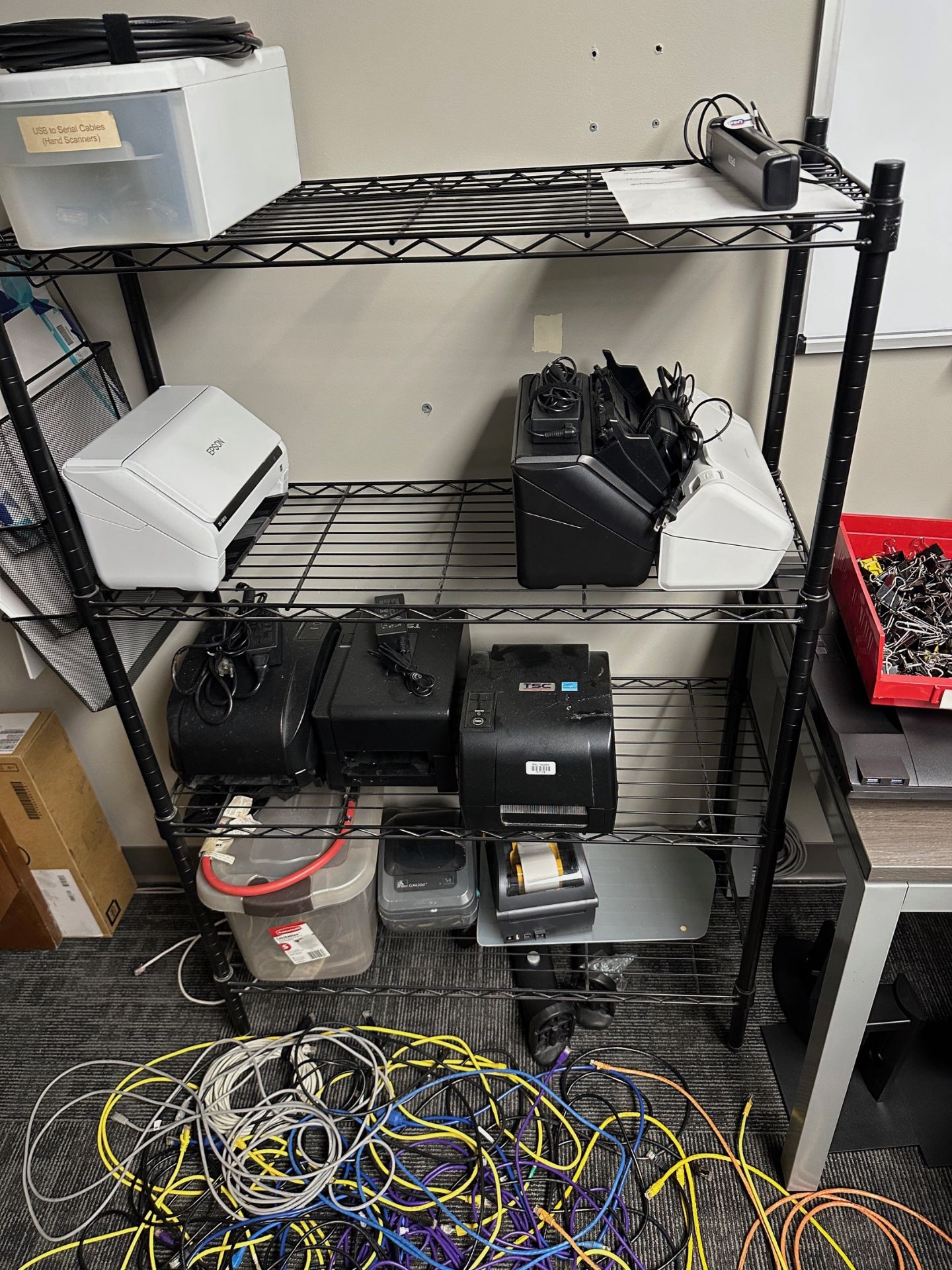 Lot of All Items in IT Room Not Individually Lotted - Power Cords ...