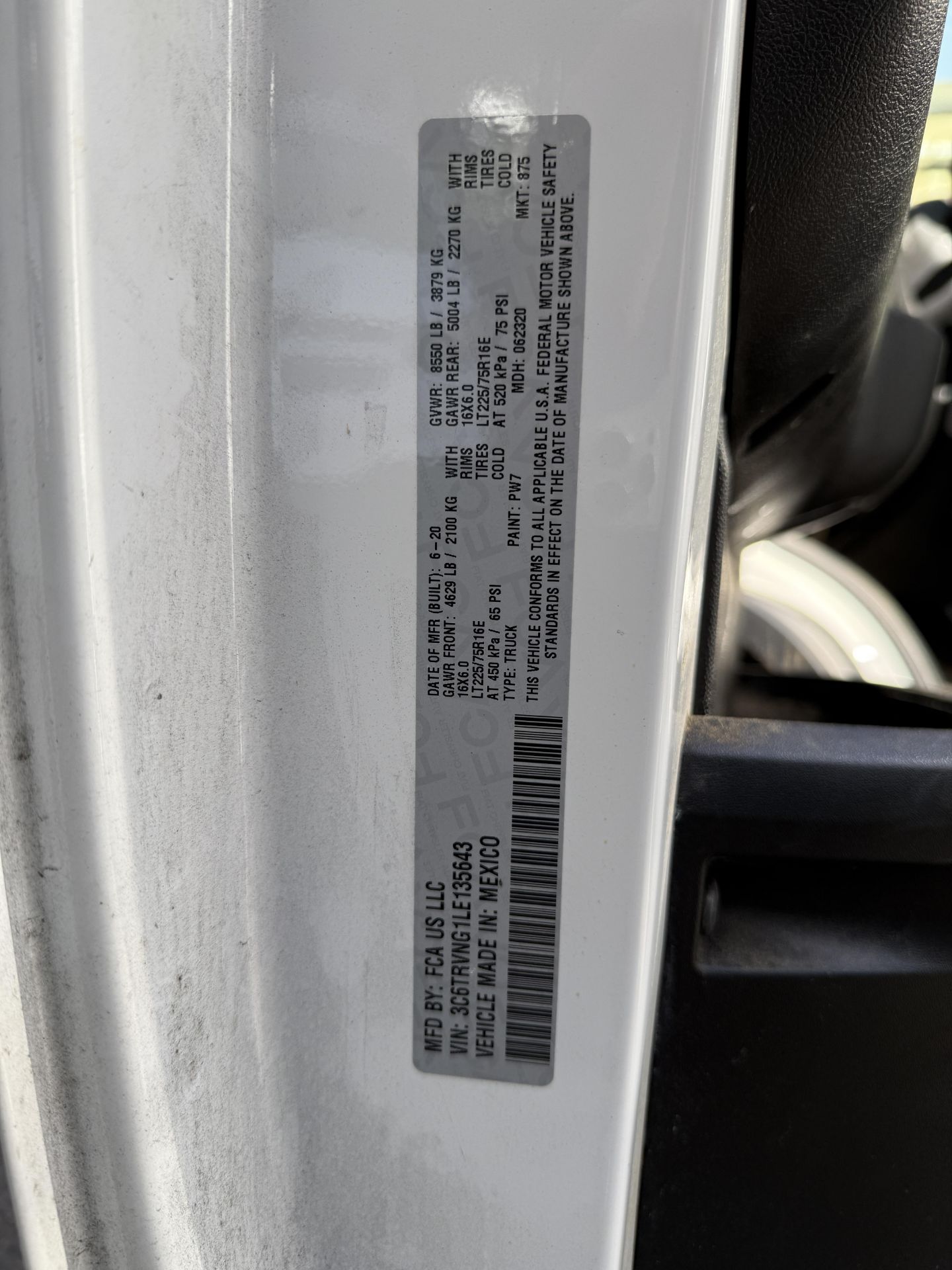 2020 Ram ProMaster 1500, Side Sliding Door , Double Back Door, Gas, V6 ...