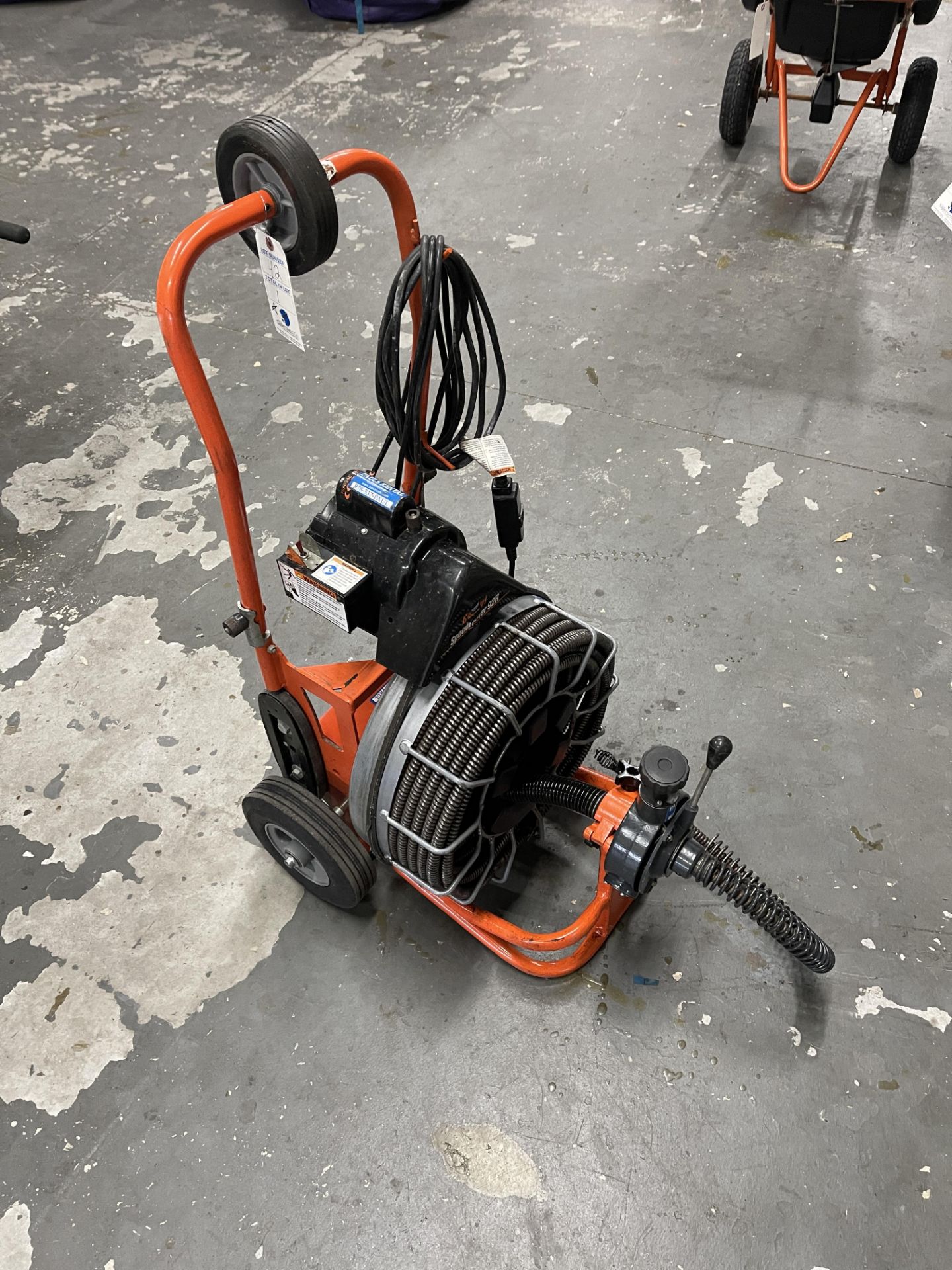 Power Rooter Speed Rooter #92 Power Cleaner Commercial Drain Cleaning Snake w/Drain ...