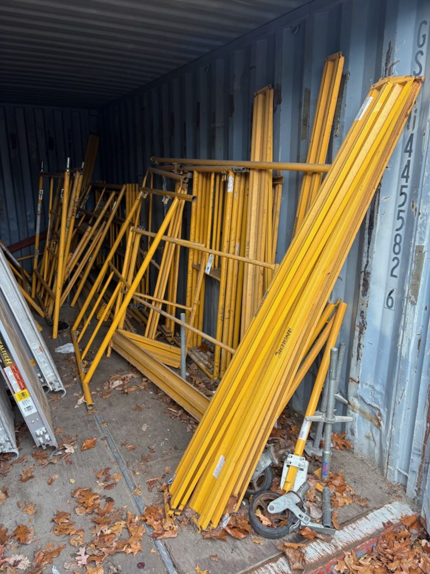 Bil-Jax Asst. Scaffolding in 1 Container w/ (13) Aluminum Planks