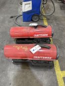 {LOT} (2) Craftsman Kerosene Torpedo Heaters
