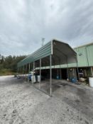 Aluminum Frame & Aluminum Roof 50'L x 15'W x 16'H Carport Structure (ACTUAL PIC OF UNIT TO COME ON