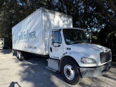 (RUNS SEE VIDEO) 2017 Freightliner 6 Wheel Straight Box Truck, 26’ Box, Palfinger Aluminum Liftgate,