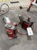 {LOT} (2) Pneumatic Bottle Jacks