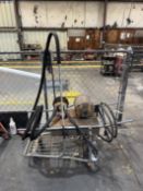 Portable Shop Made Fluid Pump w/B Line Single Phase, 3/4 HP Motor