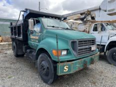 2000 Ford F750, 6 Wheel Dump Truck, 6 Cylinder Diesel, 4x2, GVWR: Class 7, Odom: 188,098, VIN#: