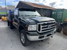 2005 Ford F350 XLT Super Duty Flat Bed, Power Stroke Turbo Diesel V8, 4x4, GVWR: 11,100, Odom: 249,