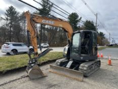 2021 Case CX75CSR Crawler Track Excavator, Heat & AC, Good Glass Hrs: 1,560, P/N: