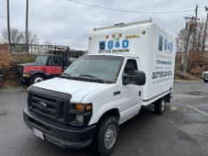 2008 Ford E-350 Cutaway Box Van, 8 Cylinder Gas, Auto Trans, Rear Doors, ODOM: 179,913, VIN#:
