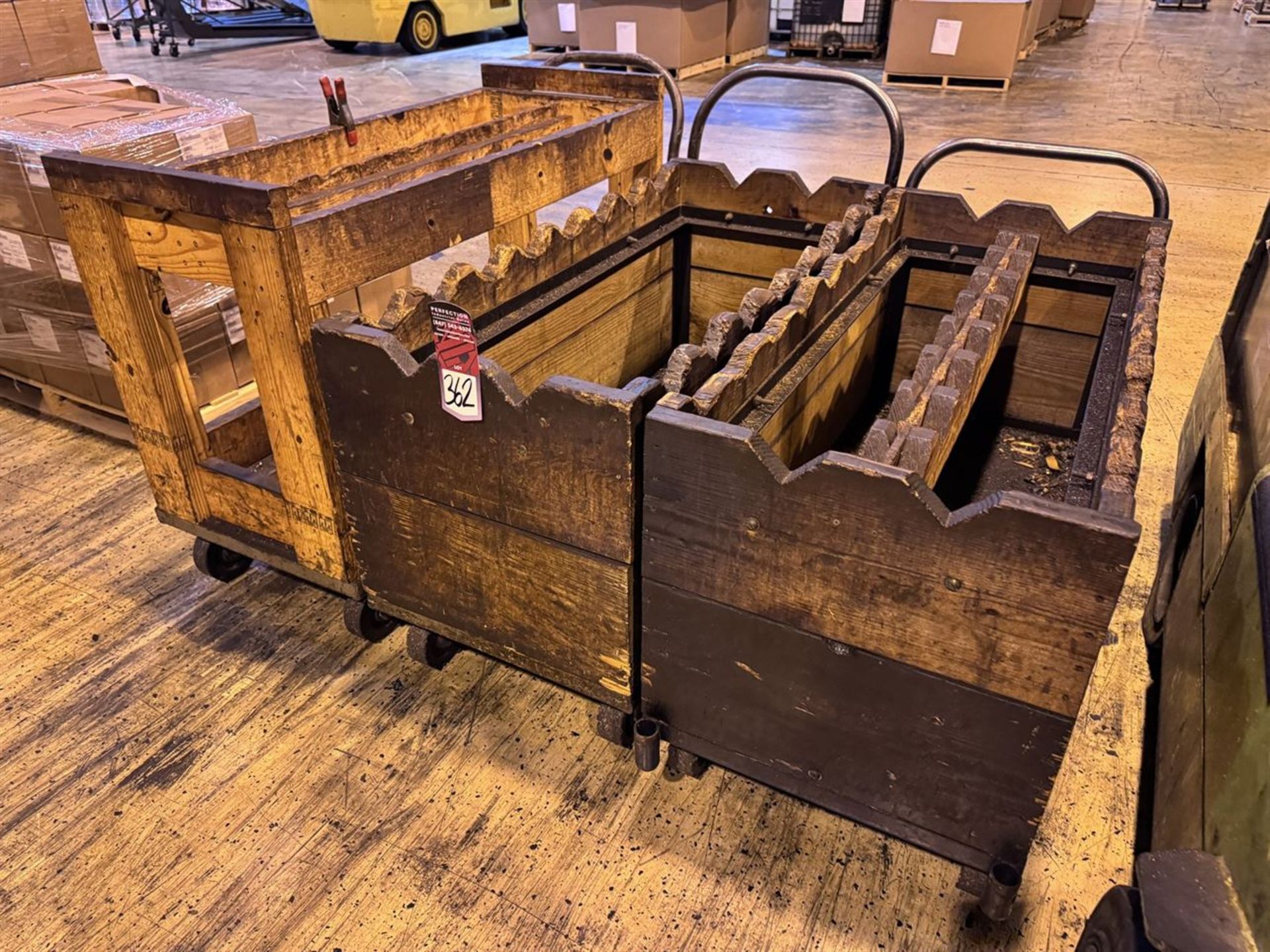 Lot of (3) Shop Carts