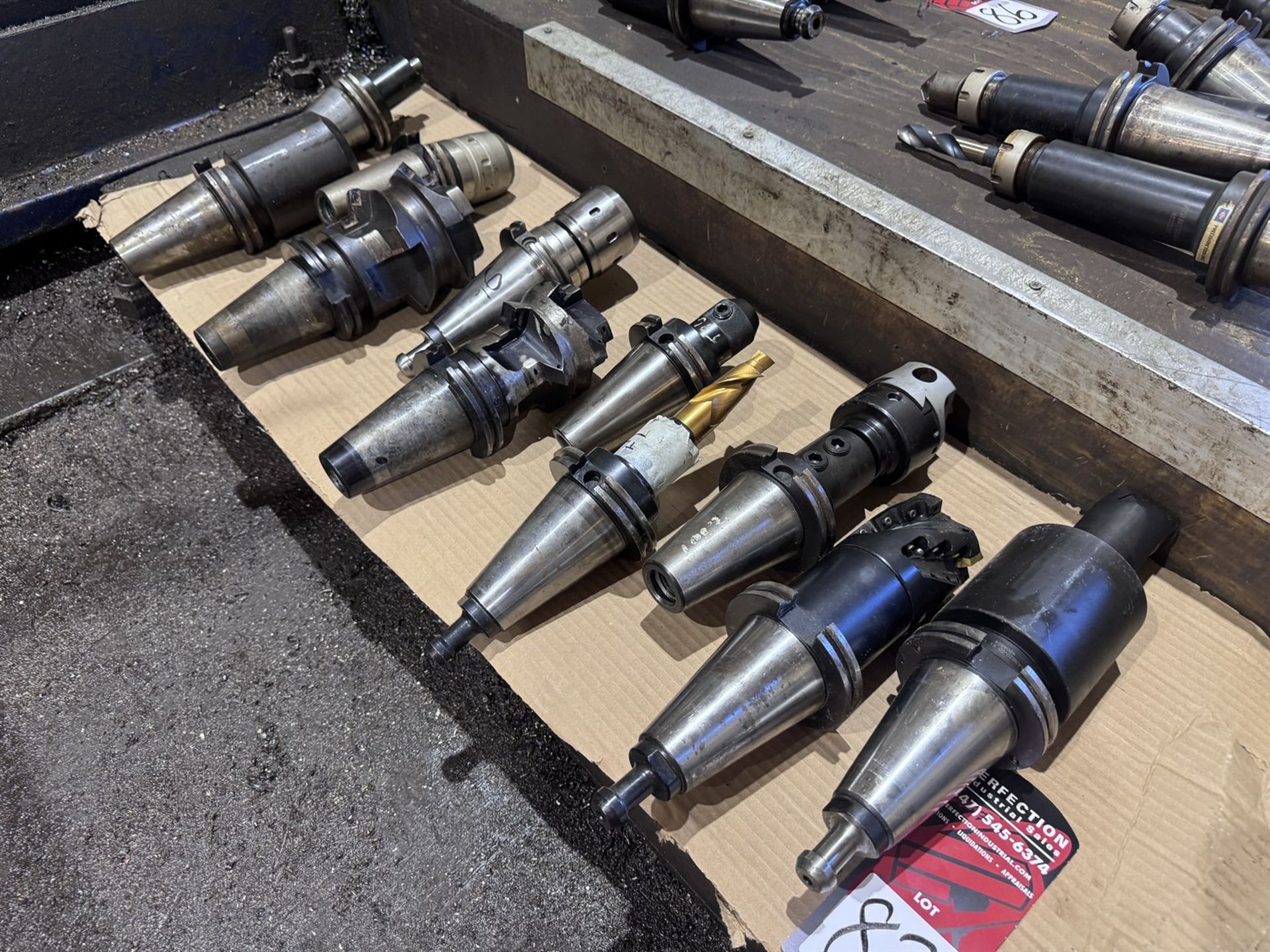 Lot of (11) CAT 50 Tool Holders