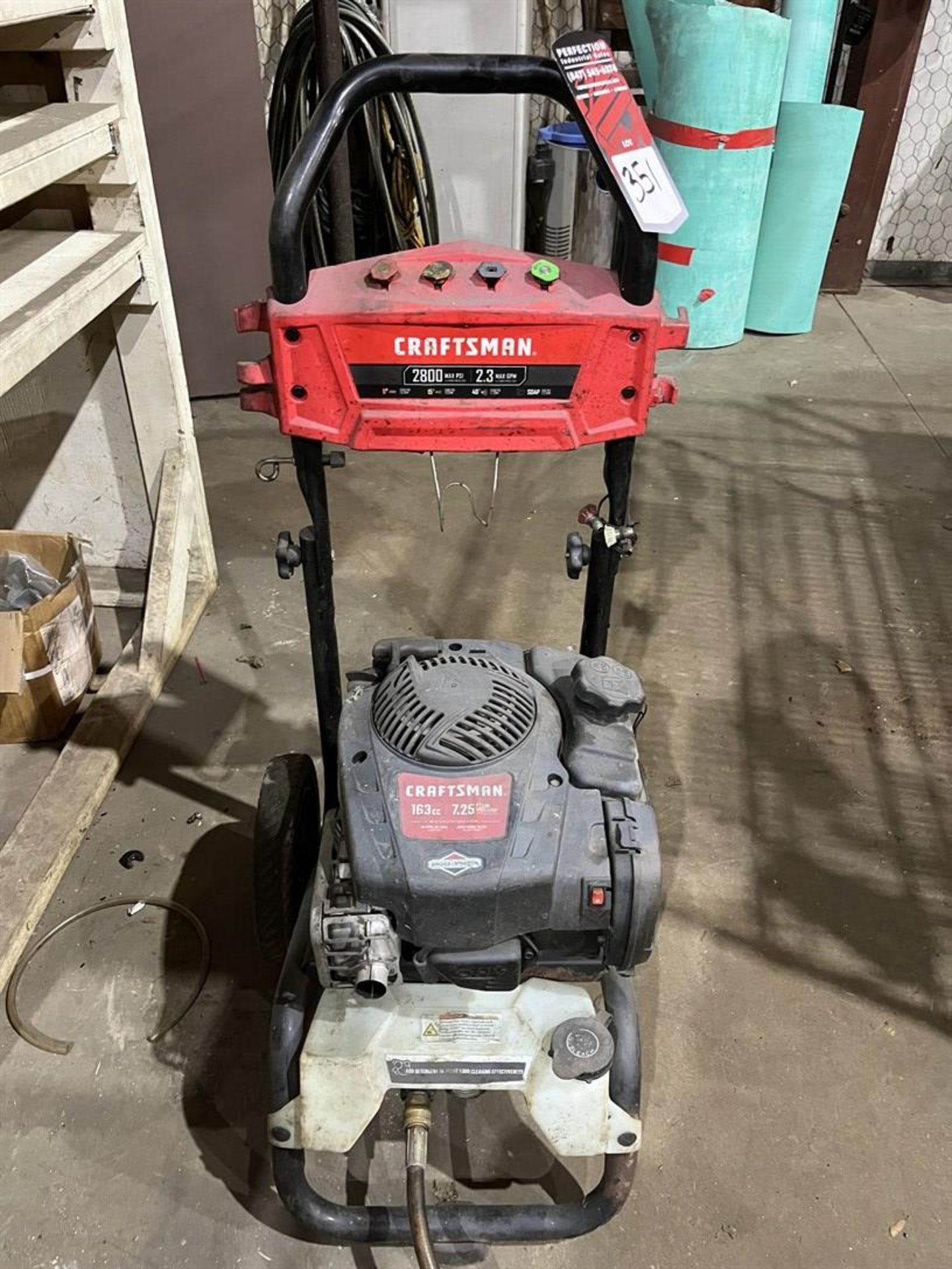CRAFTSMAN CMXGWAS020733 Pressure Washer 2800 Max PSI, 163cc