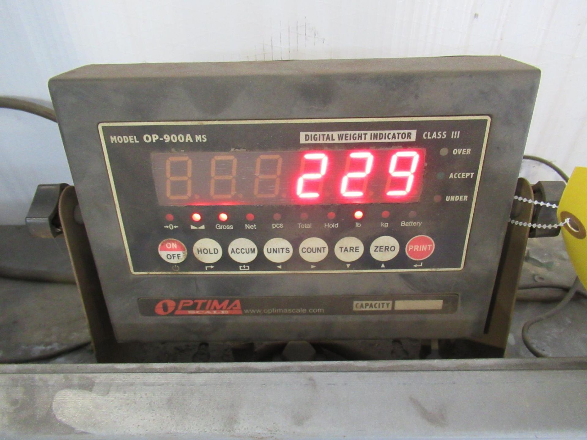 Optima Control System Scale DIGITAL FLOOR SCALE, OPTIMA MDL. OP-900AMS