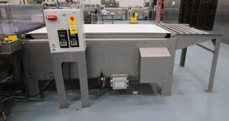 ROTARY ELECTRIC VIBRATORY CONVEYOR, Cleveland Vibrator Co. Mdl. BT-40125/FA-4276, Size: 40" x 125" L