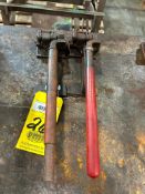 PAIR OF STEEL STRAP TENSIONERS (2), MIDWEST INDUSTRIAL PACKAGING MDL. MIP-1400, made in USA