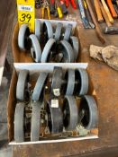LOT OF CASTERS (19), approx. 5"