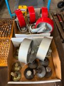 LOT OF CASTERS (6), approx. 6"