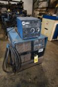 WELDING MACHINE, MILLER CP-302, 32 v., 300 amps @ 100% duty cycle, w/ Miller 22A wire feeder, S/N LG