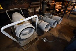 LOT OF PORTABLE SHOP HEATERS, propane & diesel (Located at: Industrial Material Corporation, 7701 Ha