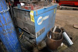 WELDING MACHINE, MILLER CP-302, 32 v., 300 amps @ 100% duty cycle, w/ Miller 22A wire feeder, S/N LF