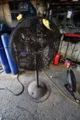 PEDESTAL SHOP FAN, 30" (Located at: Industrial Material Corporation, 7701 Harborside Dr, Galveston,