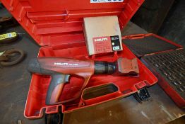 METAL STAMPING GUN, HILTI DX462, w/ case & metal stamps (Located at: Industrial Material Corporation